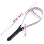 vidaXL Lamă de curățare cu două fețe, argintiu, oțel inoxidabil vidaXL Lamă de curățare cu două fețe, argintiu, oțel inoxidabil