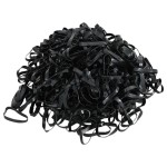 vidaXL Benzi de împletit pentru cai, 500 buc., negru, silicon vidaXL Benzi de împletit pentru cai, 500 buc., negru, silicon