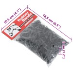 vidaXL Benzi de împletit pentru cai, 500 buc., negru, silicon vidaXL Benzi de împletit pentru cai, 500 buc., negru, silicon