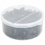 vidaXL Benzi de împletit pentru cai, 500 buc., negru, silicon vidaXL Benzi de împletit pentru cai, 500 buc., negru, silicon