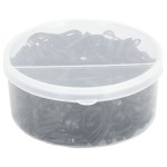 vidaXL Benzi de împletit pentru cai, 500 buc., negru, silicon vidaXL Benzi de împletit pentru cai, 500 buc., negru, silicon