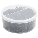 vidaXL Benzi de împletit pentru cai, 500 buc., negru, silicon vidaXL Benzi de împletit pentru cai, 500 buc., negru, silicon