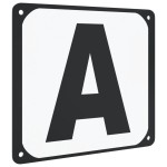 vidaXL Litere de dresaj pentru arenă, 12 buc., oțel vidaXL Litere de dresaj pentru arenă, 12 buc., oțel