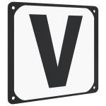 vidaXL Litere de dresaj pentru arenă, 12 buc., oțel vidaXL Litere de dresaj pentru arenă, 12 buc., oțel