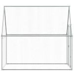 vidaXL Coteț pentru păsări, gri, 200x100x190 cm, oțel galvanizat vidaXL Coteț pentru păsări, gri, 200x100x190 cm, oțel galvanizat
