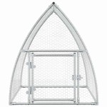 vidaXL Coteț pentru păsări, gri, 100x105x120 cm, oțel galvanizat vidaXL Coteț pentru păsări, gri, 100x105x120 cm, oțel galvanizat