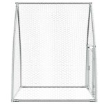 vidaXL Coteț pentru păsări, gri, 100x105x120 cm, oțel galvanizat vidaXL Coteț pentru păsări, gri, 100x105x120 cm, oțel galvanizat