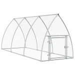 vidaXL Coteț pentru păsări, gri, 300x105x120 cm, oțel galvanizat vidaXL Coteț pentru păsări, gri, 300x105x120 cm, oțel galvanizat