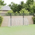 vidaXL Coteț pentru păsări, gri, 300x105x120 cm, oțel galvanizat vidaXL Coteț pentru păsări, gri, 300x105x120 cm, oțel galvanizat