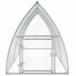 vidaXL Coteț pentru păsări, gri, 300x105x120 cm, oțel galvanizat vidaXL Coteț pentru păsări, gri, 300x105x120 cm, oțel galvanizat