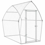 vidaXL Coteț pentru păsări, gri, 200x105x182 cm, oțel galvanizat vidaXL Coteț pentru păsări, gri, 200x105x182 cm, oțel galvanizat