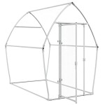 vidaXL Coteț pentru păsări, gri, 200x105x182 cm, oțel galvanizat vidaXL Coteț pentru păsări, gri, 200x105x182 cm, oțel galvanizat