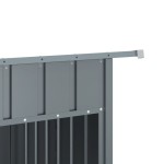 vidaXL Cușcă câine cu acoperiș antracit 153x91x110 cm oțel galvanizat vidaXL Cușcă câine cu acoperiș antracit 153x91x110 cm oțel galvanizat