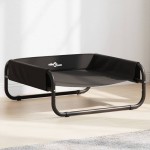 vidaXL Pat înălțat pentru câini, antracit, țesătură Oxford și oțel vidaXL Pat înălțat pentru câini, antracit, țesătură Oxford și oțel