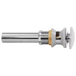 vidaXL Ventil automat tip pop up pentru chiuvetă, oțel inoxidabil