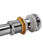 vidaXL Ventil automat tip pop up pentru chiuvetă, oțel inoxidabil