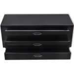 vidaXL Scrin metalic cu 3 sertare pentru unelte, negru vidaXL Scrin metalic cu 3 sertare pentru unelte, negru