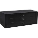 vidaXL Scrin metalic cu 3 sertare pentru unelte, negru vidaXL Scrin metalic cu 3 sertare pentru unelte, negru