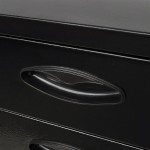 vidaXL Scrin metalic cu 3 sertare pentru unelte, negru vidaXL Scrin metalic cu 3 sertare pentru unelte, negru