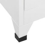 vidaXL Dulap vestiar cu 9 compartimente, oțel, 90 x 45 x 180 cm, gri vidaXL Dulap vestiar cu 9 compartimente, oțel, 90 x 45 x 180 cm, gri