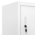 vidaXL Dulap vestiar cu 9 compartimente, oțel, 90 x 45 x 180 cm, gri vidaXL Dulap vestiar cu 9 compartimente, oțel, 90 x 45 x 180 cm, gri