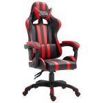 vidaXL Scaun pentru jocuri, roșu, piele ecologică vidaXL Scaun pentru jocuri, roșu, piele ecologică