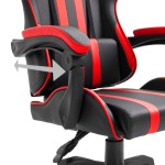 vidaXL Scaun pentru jocuri, roșu, piele ecologică vidaXL Scaun pentru jocuri, roșu, piele ecologică
