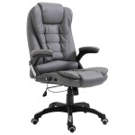 vidaXL Scaun de birou, antracit, piele ecologică vidaXL Scaun de birou, antracit, piele ecologică