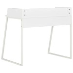 vidaXL Birou, alb, 90 x 60 x 88 cm