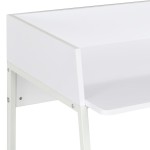 vidaXL Birou, alb, 90 x 60 x 88 cm