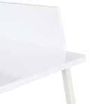 vidaXL Birou, alb, 90 x 60 x 88 cm