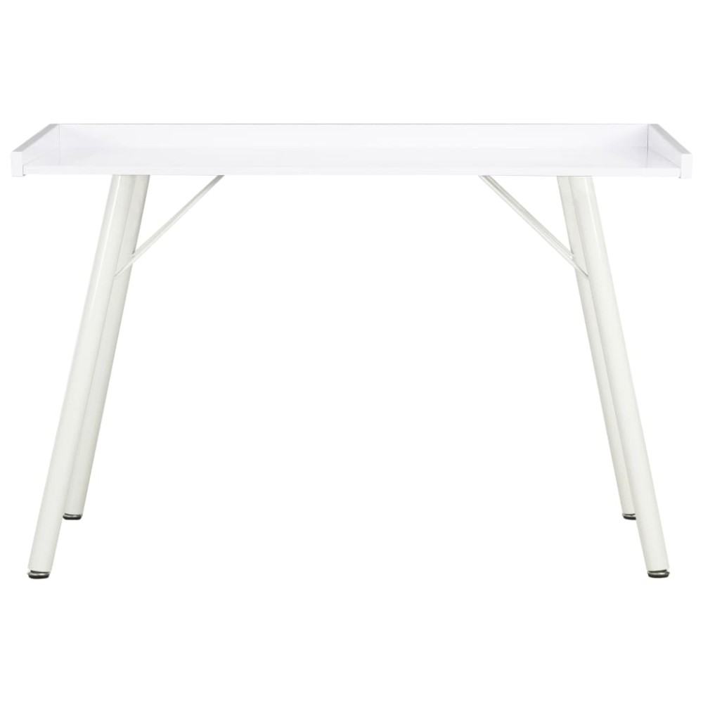 vidaXL Birou, alb, 90 x 50 x 79 cm