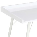 vidaXL Birou, alb, 90 x 50 x 79 cm