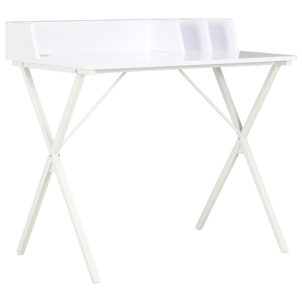 vidaXL Birou, alb, 80 x 50 x 84 cm