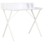 vidaXL Birou, alb, 80 x 50 x 84 cm vidaXL Birou, alb, 80 x 50 x 84 cm