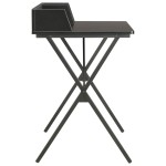 vidaXL Birou, negru, 80x50x84 cm