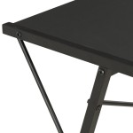 vidaXL Birou cu raft, negru, 116 x 50 x 93 cm vidaXL Birou cu raft, negru, 116 x 50 x 93 cm