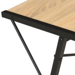 vidaXL Birou cu raft, negru și stejar, 116 x 50 x 93 cm vidaXL Birou cu raft, negru și stejar, 116 x 50 x 93 cm
