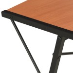 vidaXL Birou cu raft, negru și maro, 116 x 50 x 93 cm vidaXL Birou cu raft, negru și maro, 116 x 50 x 93 cm