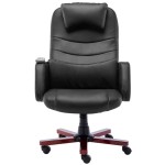 vidaXL Scaun de birou cu masaj, negru, piele ecologică vidaXL Scaun de birou cu masaj, negru, piele ecologică
