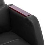 vidaXL Scaun de birou cu masaj, negru, piele ecologică vidaXL Scaun de birou cu masaj, negru, piele ecologică