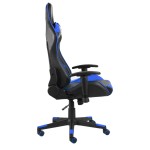 vidaXL Scaun de jocuri pivotant, albastru, PVC vidaXL Scaun de jocuri pivotant, albastru, PVC