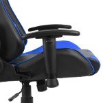 vidaXL Scaun de jocuri pivotant, albastru, PVC vidaXL Scaun de jocuri pivotant, albastru, PVC