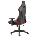 vidaXL Scaun de jocuri pivotant, roșu, PVC vidaXL Scaun de jocuri pivotant, roșu, PVC