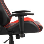 vidaXL Scaun de jocuri pivotant, roșu, PVC vidaXL Scaun de jocuri pivotant, roșu, PVC