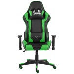 vidaXL Scaun de jocuri pivotant, verde, PVC vidaXL Scaun de jocuri pivotant, verde, PVC