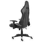 vidaXL Scaun de jocuri pivotant, alb, PVC vidaXL Scaun de jocuri pivotant, alb, PVC