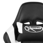 vidaXL Scaun de jocuri pivotant, alb, PVC vidaXL Scaun de jocuri pivotant, alb, PVC