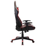 vidaXL Scaun de jocuri, negru și roșu, piele artificială vidaXL Scaun de jocuri, negru și roșu, piele artificială