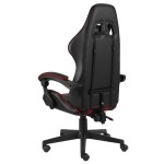 vidaXL Scaun de racing, negru și roșu vin, piele ecologică vidaXL Scaun de racing, negru și roșu vin, piele ecologică